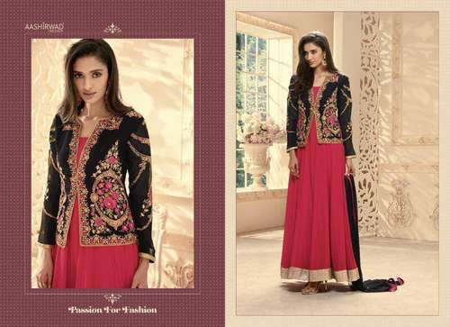 Embroidered Georgette Suits by Bansal Synthetics