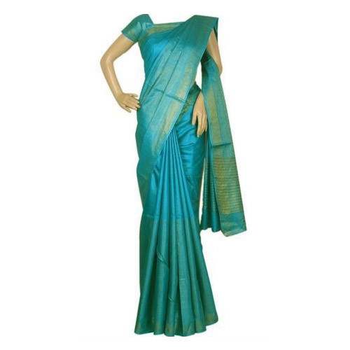 Ladies Tussar Silk Saree  by Sharon Sarees