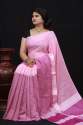 Beautiful SEMI Handloom Linen Sarees thumb 4
