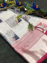 Kora Muslin Weaving Saree2