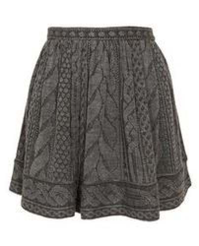 Stylish Short Knitted Skirt by Rutba Fashion