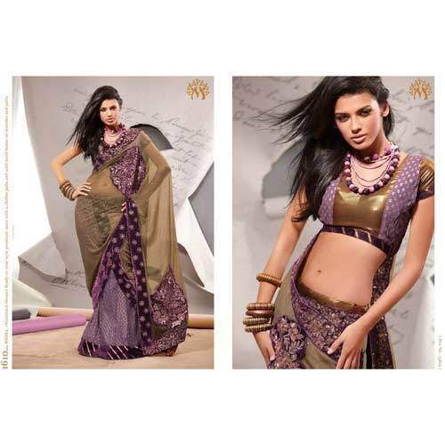 Ladies New Arrival Party Wear Saree by Mutti International Exports