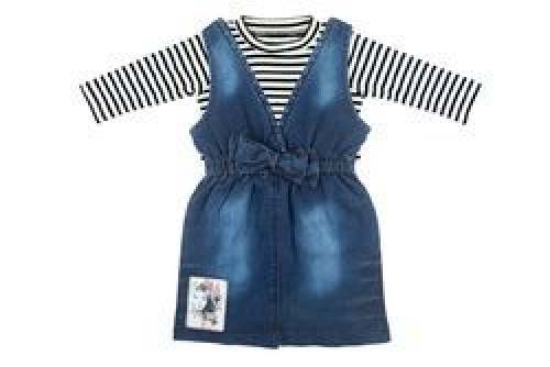 denim girls dungaree by Ambika Clothing Co