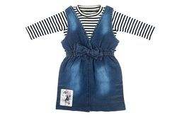 denim girls dungaree