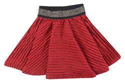 kids red skirt