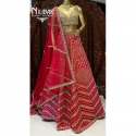 Hot Pink Silk Bridal Lehenga embellished Lehenga thumb 1