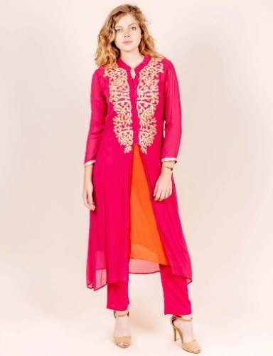 Designer Front Slit kurti  by MissPrint