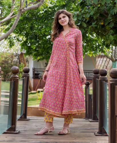 Fancy Angrakha Kurti  by MissPrint