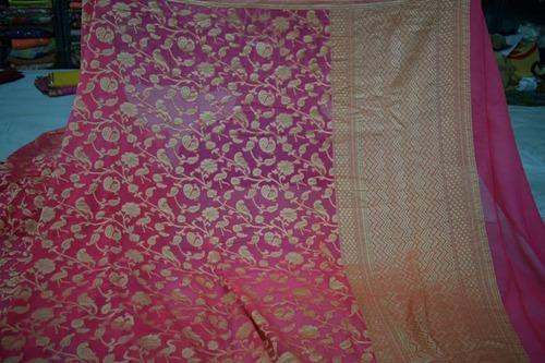 Trendy Pure Banarasi Georgette Saree