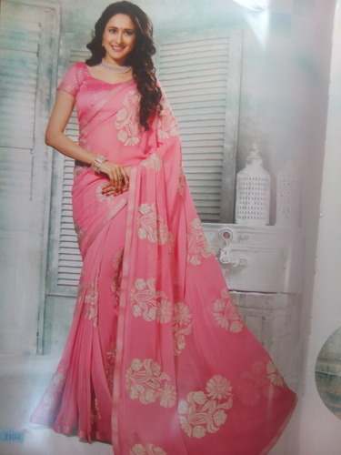 Phulkari Embroidered Saree