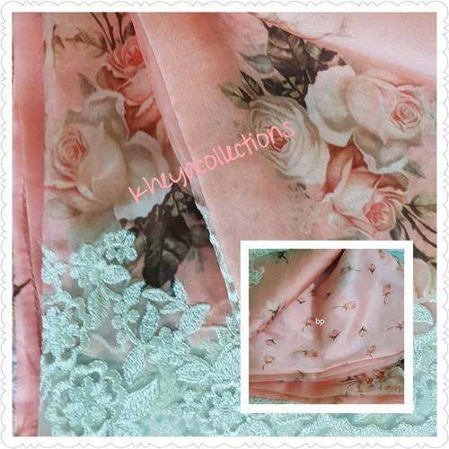 Digital Print On Organza Sarees