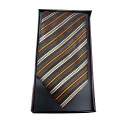 Striped mens tie