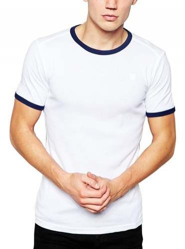mens white half sleeve t shirt