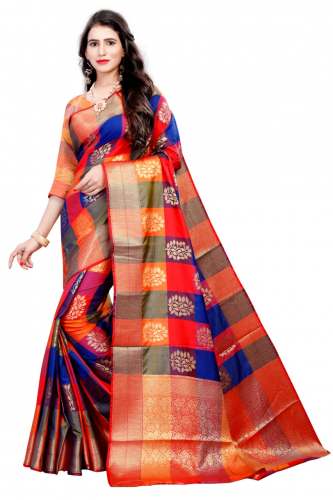 Ikkat saree by Harshit Creation