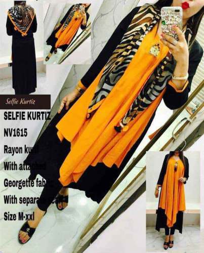 Selfie designer kurti