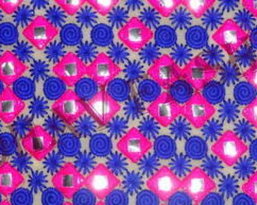 Embroidery Fabric With Thread Work