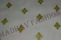 Fancy Embroidery Jari Work Fabrics