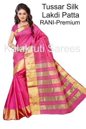 Tussar Silk Saree by Kalakruti Sarees