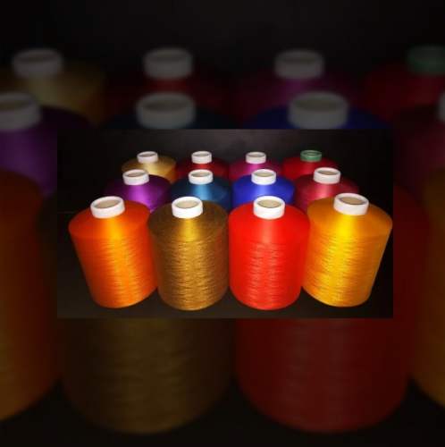 Multi color Dyed Polyester Yarn by Vardhman Enterprises