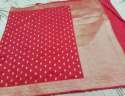 Red Handloom Katan Silk Saree