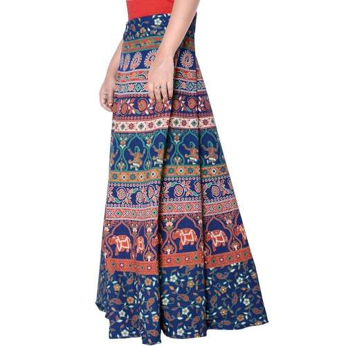 cotton wrap round Skirt 
