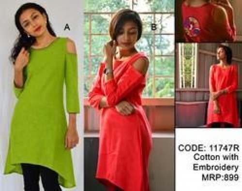 Casual Cotton Kurtis by MOKKSHA CLOTHING