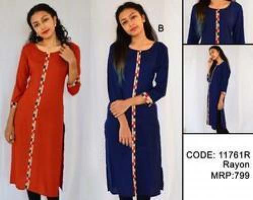 Gorgette Rayon Kurti