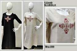 Regular Wear Embroidered Kurtis