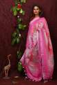 Fancy Pink Linen Duppata