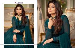 AASHIRWAD AVNI 8385-8389 REAL GEORGETTE HEAVY SUIT