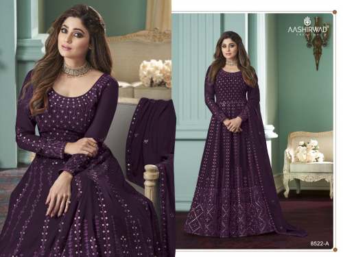 Aashirwad Creation Heavy Georgette Gown DN 8522