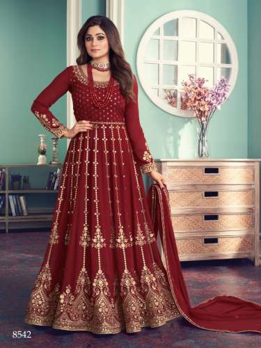 Aashirwad Gulnar Anarkali Gown DN 8542 to 8546