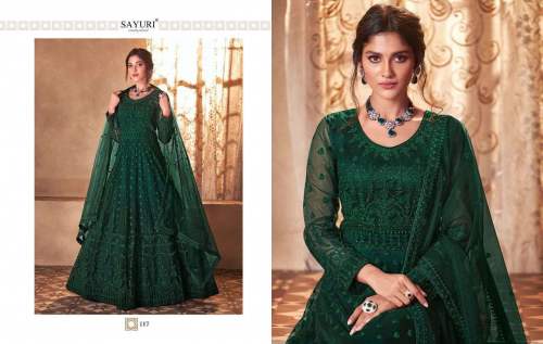 AASHIRWAD SAYURI MAJESTY BUTTERFLY NET SALWAR SUIT