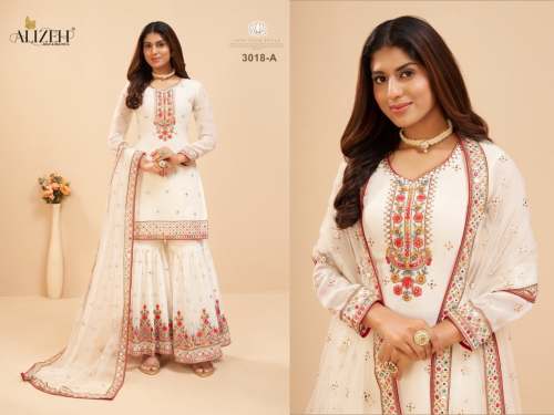 Alizeh Murad Vol 8 Heavy Faux Georgette DN 3018