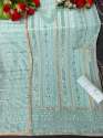 Alkaram Dn 423 Heavy Georgette Pakistani Suit thumb 9