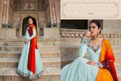 Anarkali Gown with Embroidered work and full Stitched DN 4861 to 4864