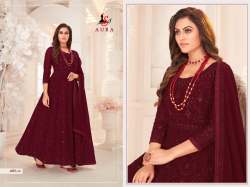 Aura Designer Bluming Georgette Gown DN 4001