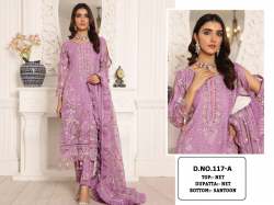 Butterfly Net With Embroider Pakistani Suit DN 117