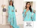 Butterfly Net With Embroider Pakistani Suit DN 117 thumb 2