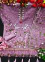Butterfly Net With Embroider Pakistani Suit DN 117 thumb 6
