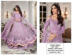 Butterfly Net With Embroider Pakistani Suit DN 126