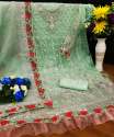 Butterfly Net With Embroider Pakistani Suit DN 126 thumb 9