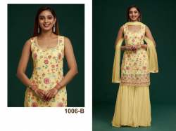 Capri Heavy Faux Georgette Palazzo Suit DN 1006