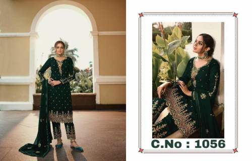 Designer Faux Georgette Suit                    