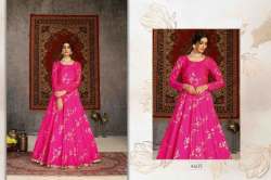 Designer Foil Printed Anarkali Gown DN 6405