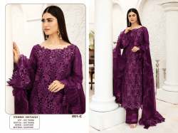 Designer Heavy Net Embroider Pakistani Suit DN 001
