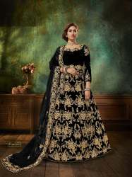 Designer Heavy velvet Anarkali Suit Dn 21001-21004