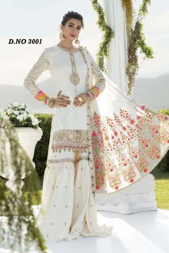 Designer Pakistani Embroidered Suit DN 3001