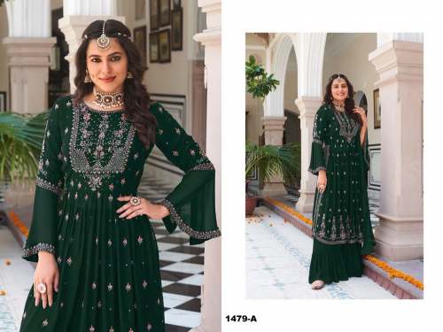 Designer Salwar Kameez Palazzo Suit Mehar DN 1479