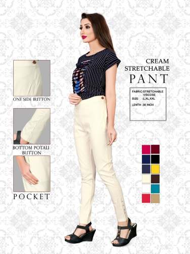 Designer stretchable Viscose pant
